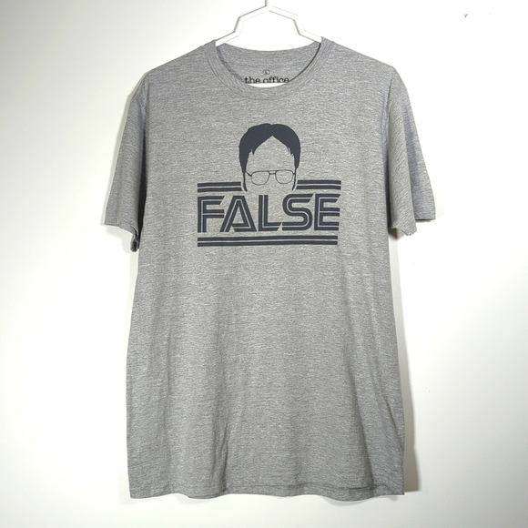 THE Office Dwight "False" T-shirt L - Picture 1 of 3